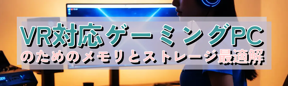 VR対応ゲーミングPCのためのメモリとストレージ最適解