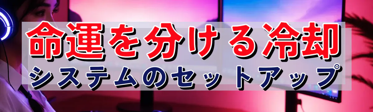 命運を分ける冷却システムのセットアップ