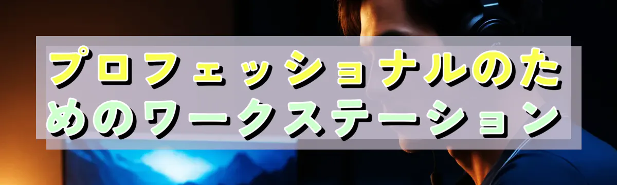 プロフェッショナルのためのワークステーション