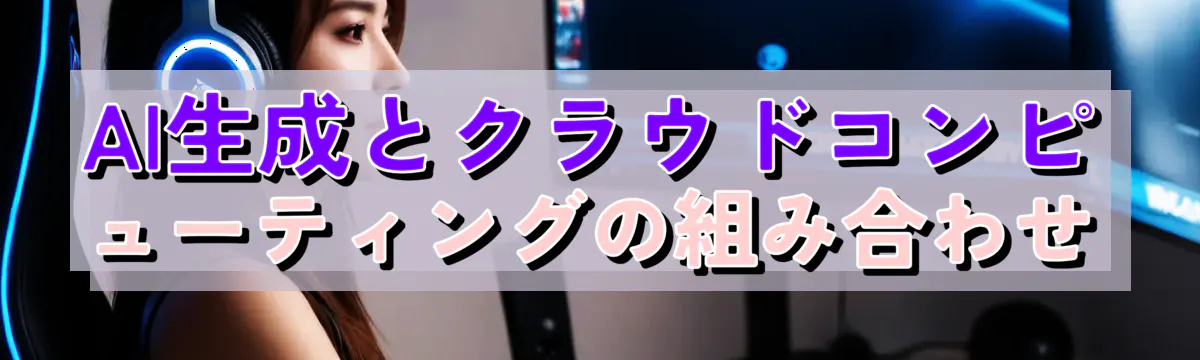 AI生成とクラウドコンピューティングの組み合わせ