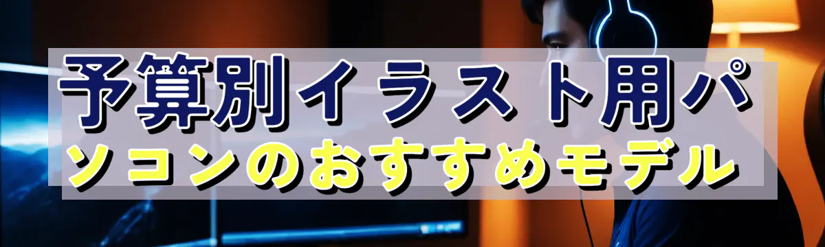 予算別イラスト用パソコンのおすすめモデル