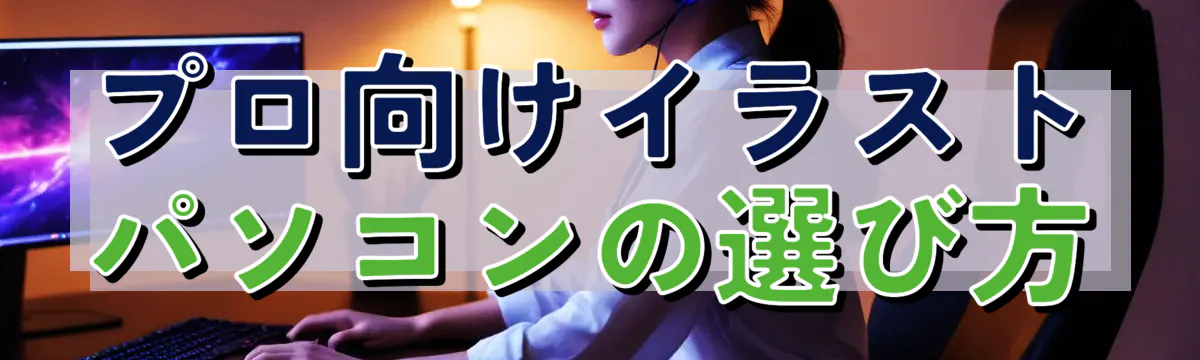 プロ向けイラストパソコンの選び方