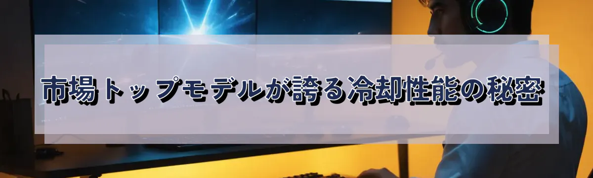 市場トップモデルが誇る冷却性能の秘密
