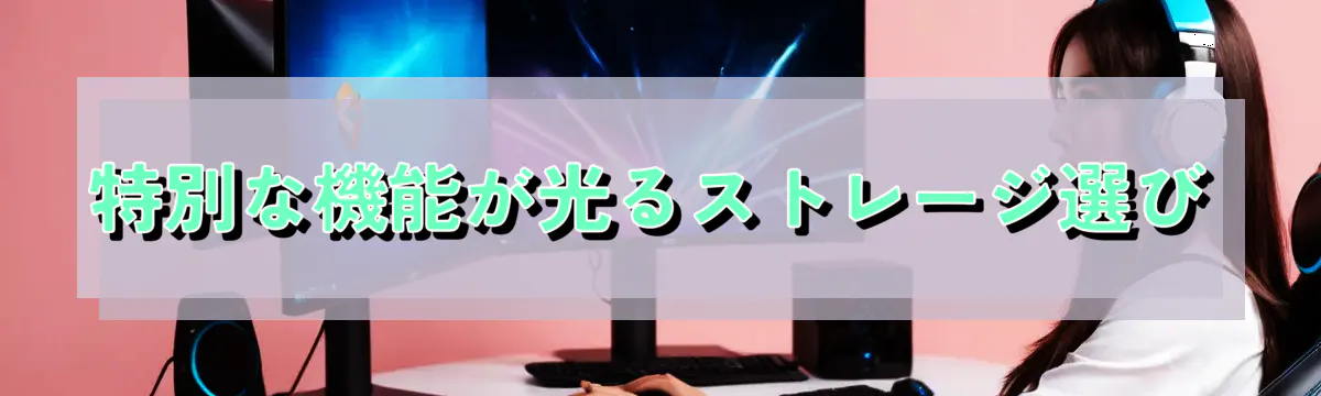 特別な機能が光るストレージ選び