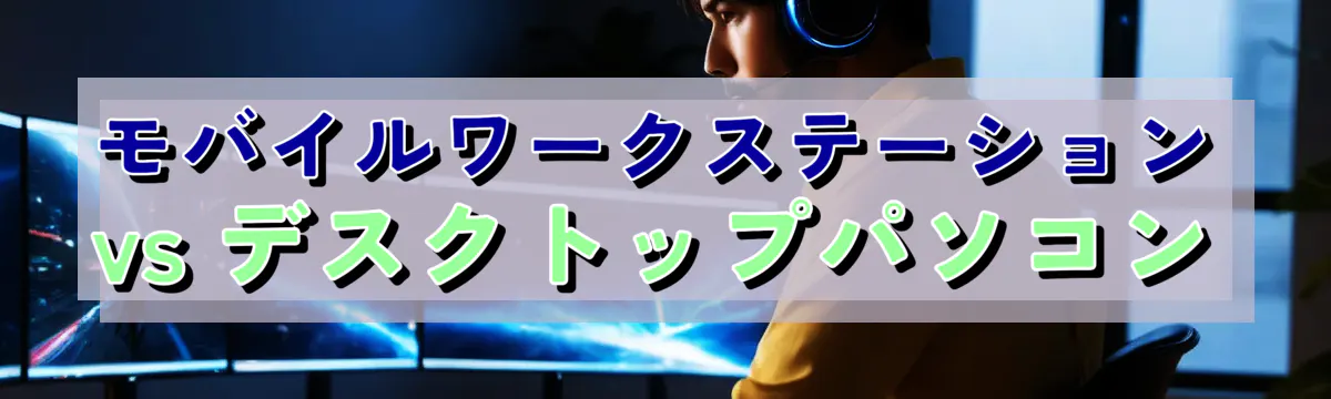 モバイルワークステーション vs デスクトップパソコン