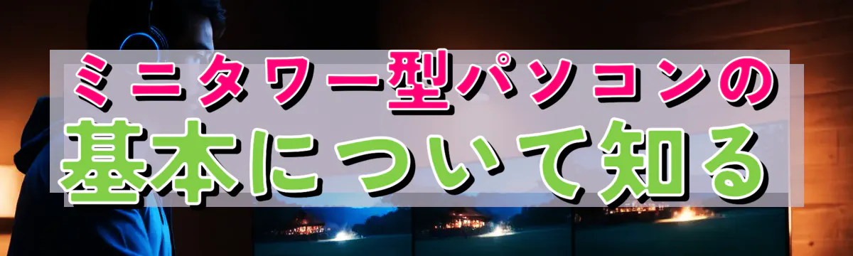 ミニタワー型パソコンの基本について知る