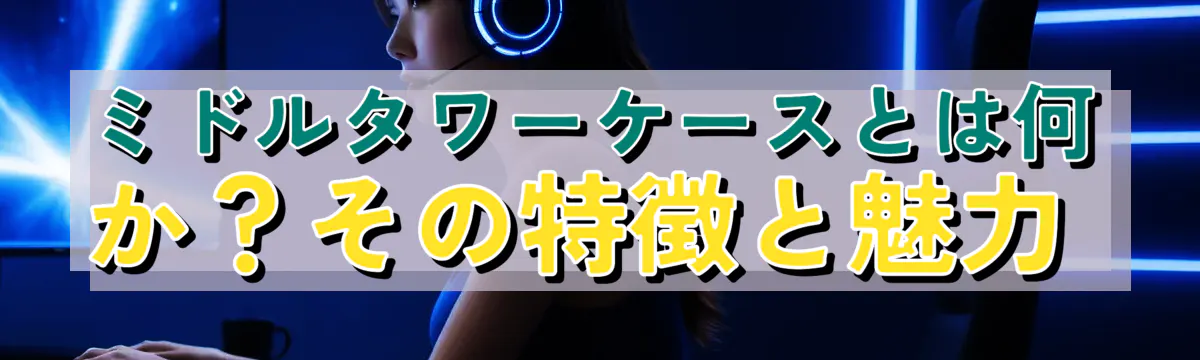 ミドルタワーケースとは何か?その特徴と魅力