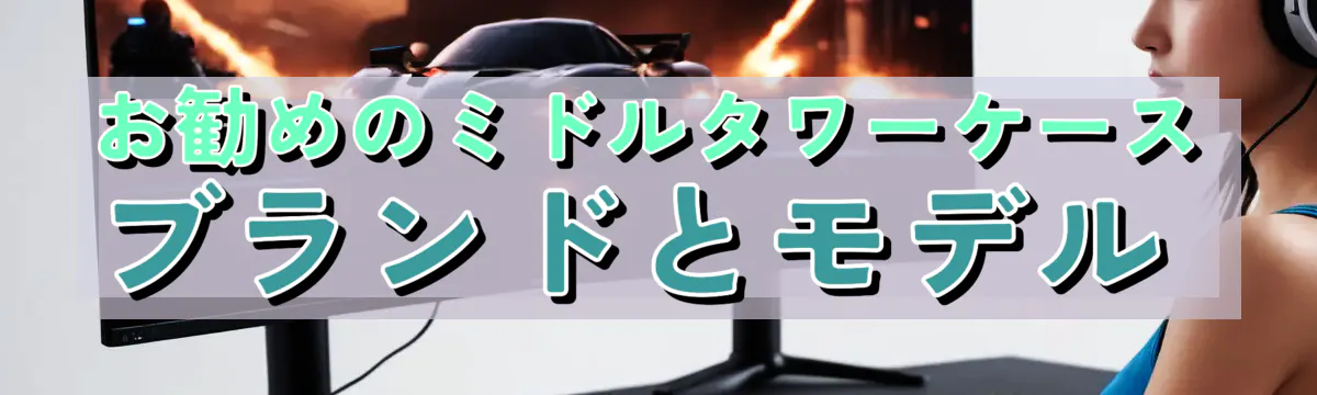 お勧めのミドルタワーケースブランドとモデル