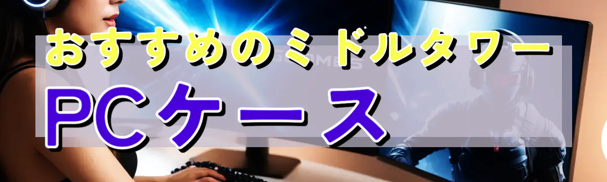 おすすめのミドルタワーPCケース
