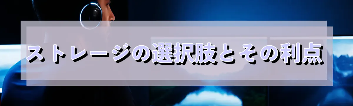 ストレージの選択肢とその利点
