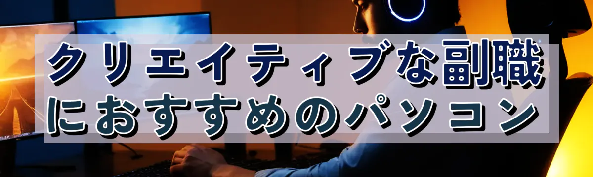 クリエイティブな副職におすすめのパソコン
