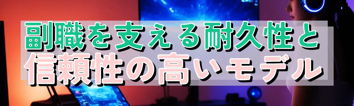 副職を支える耐久性と信頼性の高いモデル
