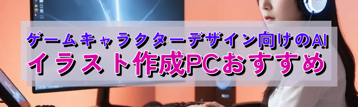 ゲームキャラクターデザイン向けのAIイラスト作成PCおすすめ