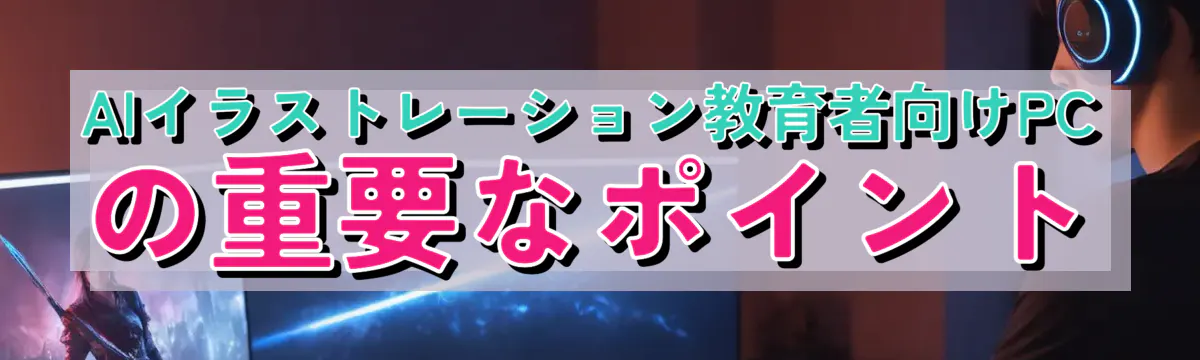 AIイラストレーション教育者向けPCの重要なポイント