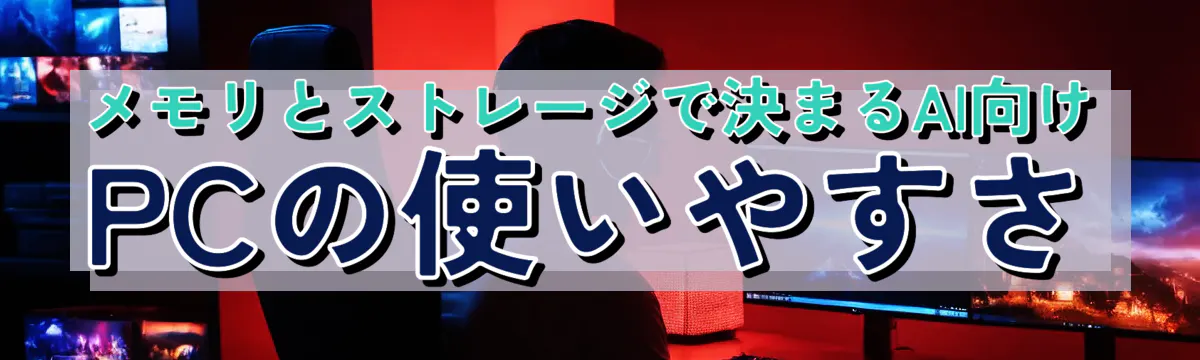 メモリとストレージで決まるAI向けPCの使いやすさ