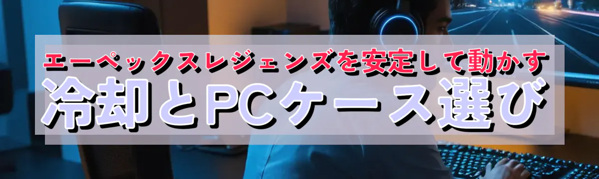 エーペックスレジェンズを安定して動かす冷却とPCケース選び