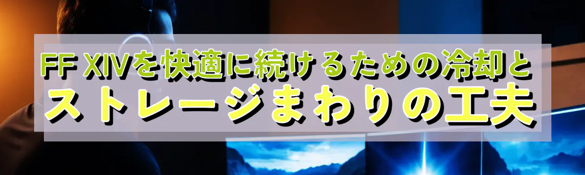 FF XIVを快適に続けるための冷却とストレージまわりの工夫