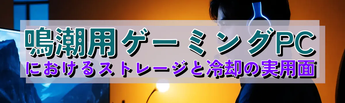 鳴潮用ゲーミングPCにおけるストレージと冷却の実用面