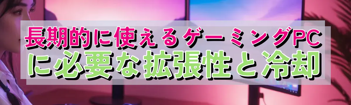 長期的に使えるゲーミングPCに必要な拡張性と冷却