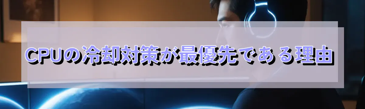 CPUの冷却対策が最優先である理由