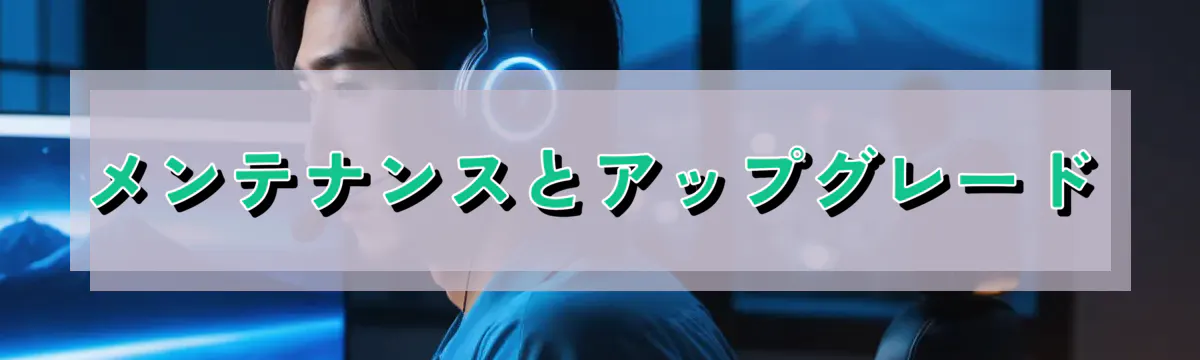 メンテナンスとアップグレード