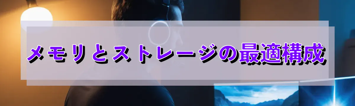 メモリとストレージの最適構成