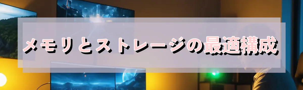 メモリとストレージの最適構成