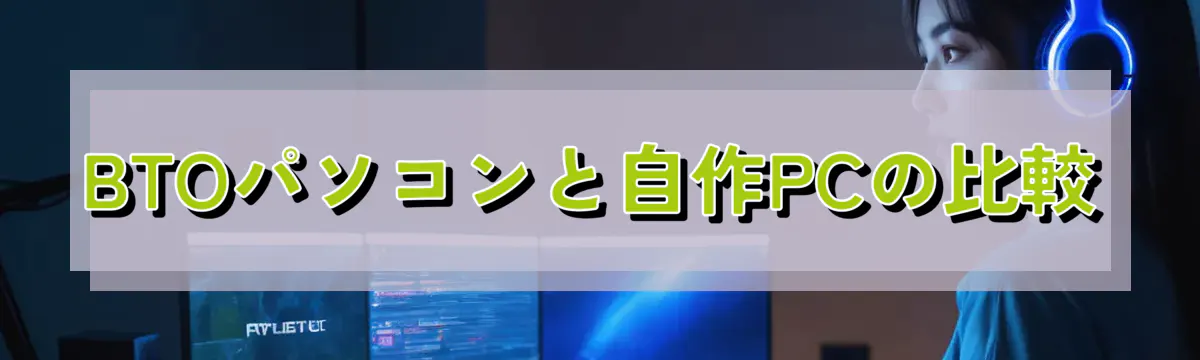 BTOパソコンと自作PCの比較