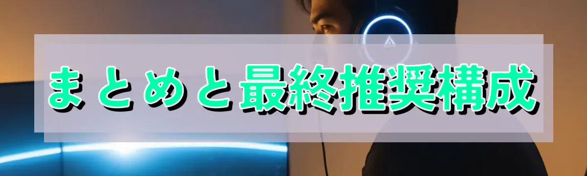 まとめと最終推奨構成