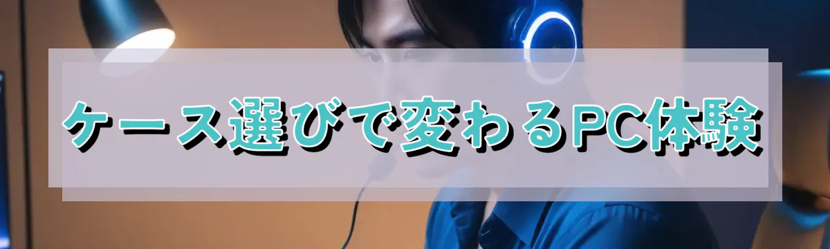 ケース選びで変わるPC体験