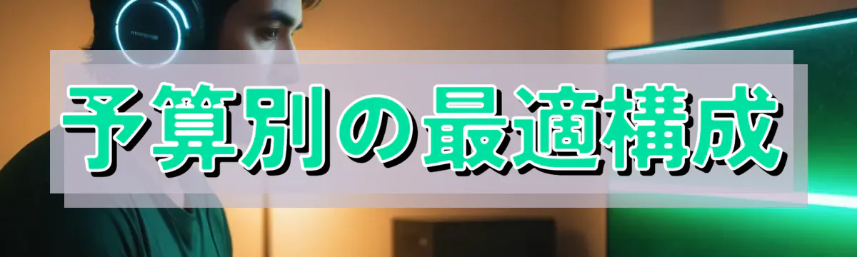 予算別の最適構成