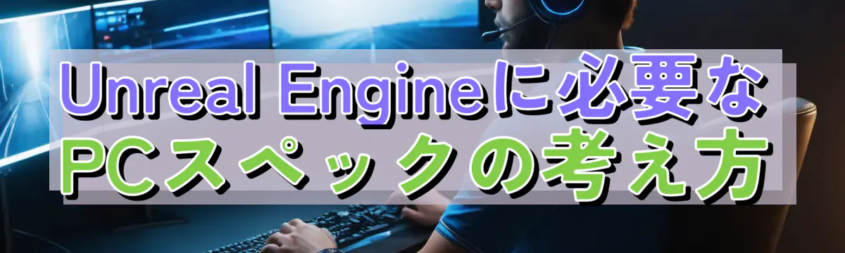 Unreal Engineに必要なPCスペックの考え方