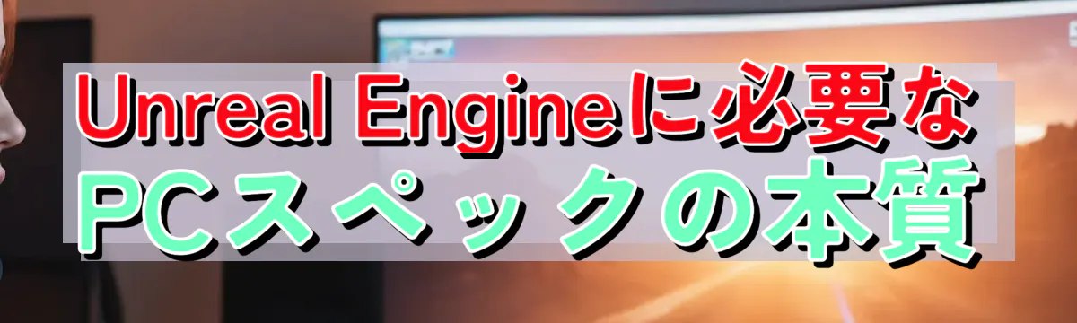 Unreal Engineに必要なPCスペックの本質