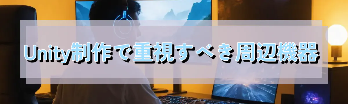 Unity制作で重視すべき周辺機器