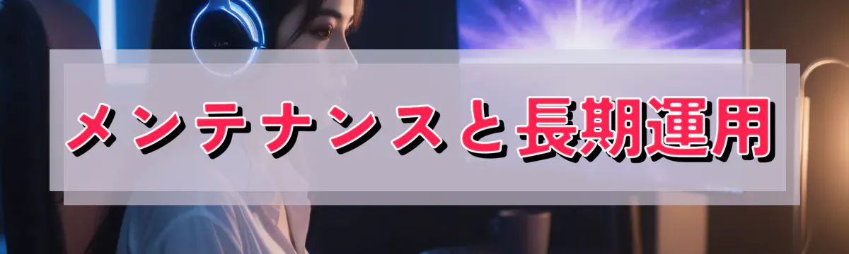 メンテナンスと長期運用