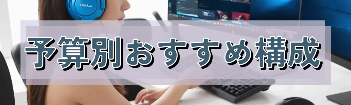 予算別おすすめ構成