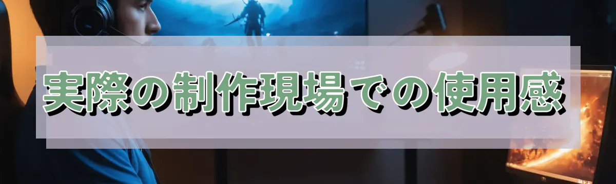 実際の制作現場での使用感