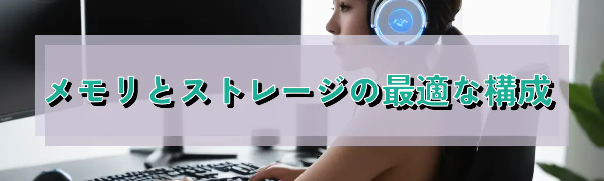メモリとストレージの最適な構成