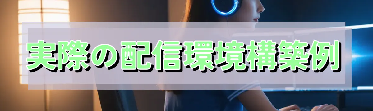実際の配信環境構築例