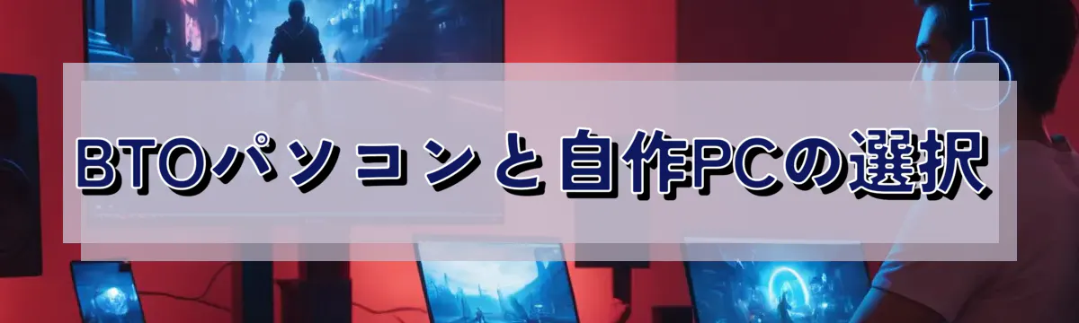 BTOパソコンと自作PCの選択