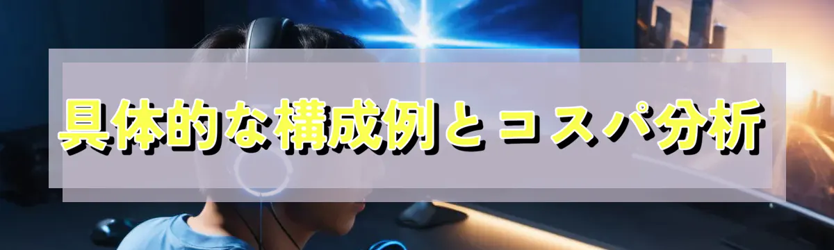 具体的な構成例とコスパ分析