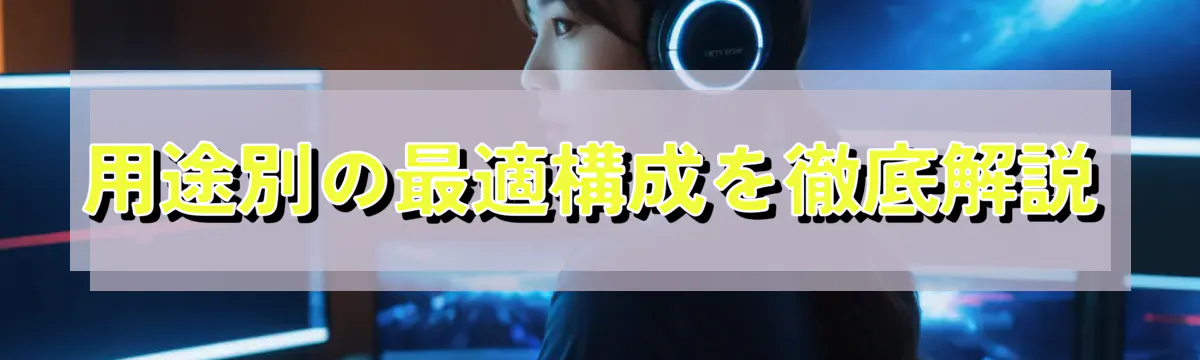 用途別の最適構成を徹底解説