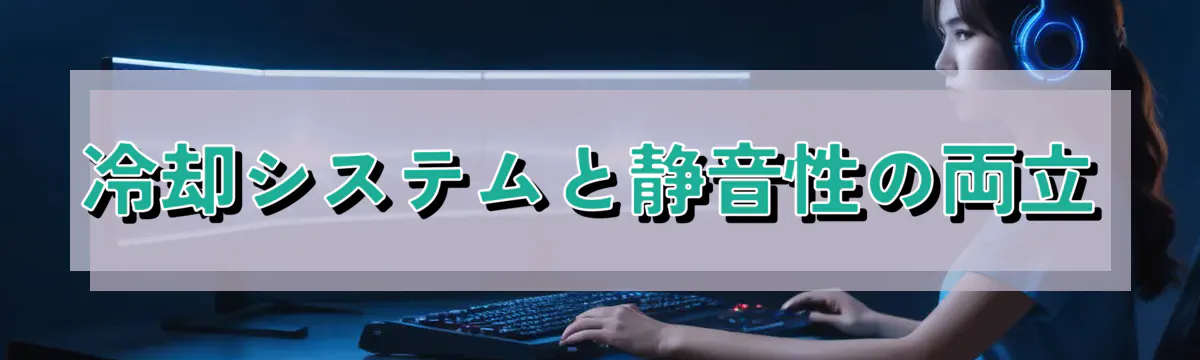 冷却システムと静音性の両立