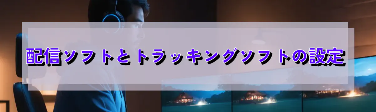 配信ソフトとトラッキングソフトの設定