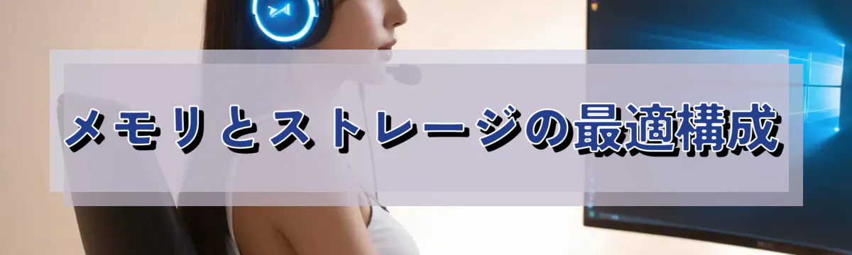 メモリとストレージの最適構成