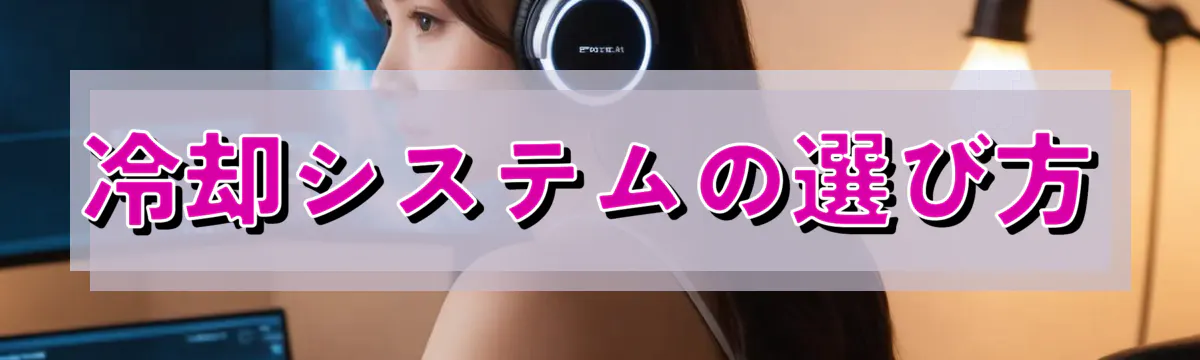 冷却システムの選び方