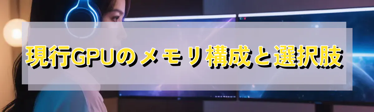 現行GPUのメモリ構成と選択肢