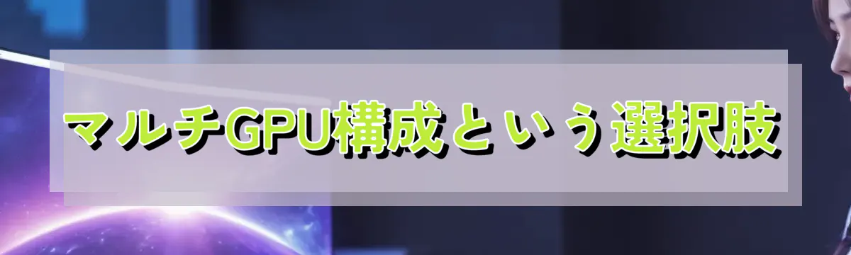 マルチGPU構成という選択肢