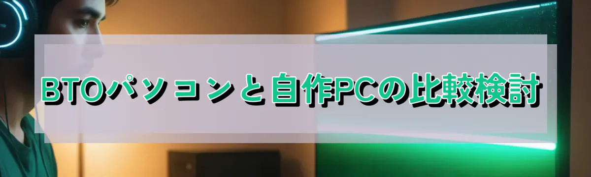 BTOパソコンと自作PCの比較検討
