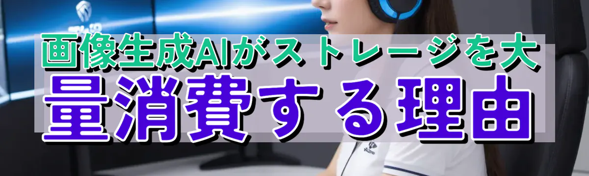 画像生成AIがストレージを大量消費する理由